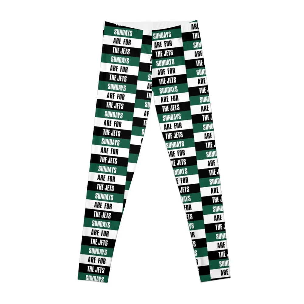 

Sundays are for The Jets, New York Football Fans Leggings sport set exercise clothing for Womens Leggings