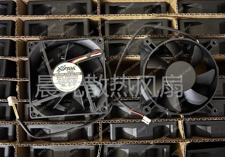 

5pcs Original brand new RDH8020S 12V 0.23A 8CM cm 4-wire 8020 cooling fan