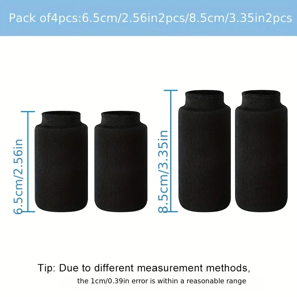 Finger Ice Sleeves 4PCS Finger & Toe Cold Gel Ice Packs, Thumb Ice Packs Hot Cold Compression Sleeves for Arthritis Hand Care