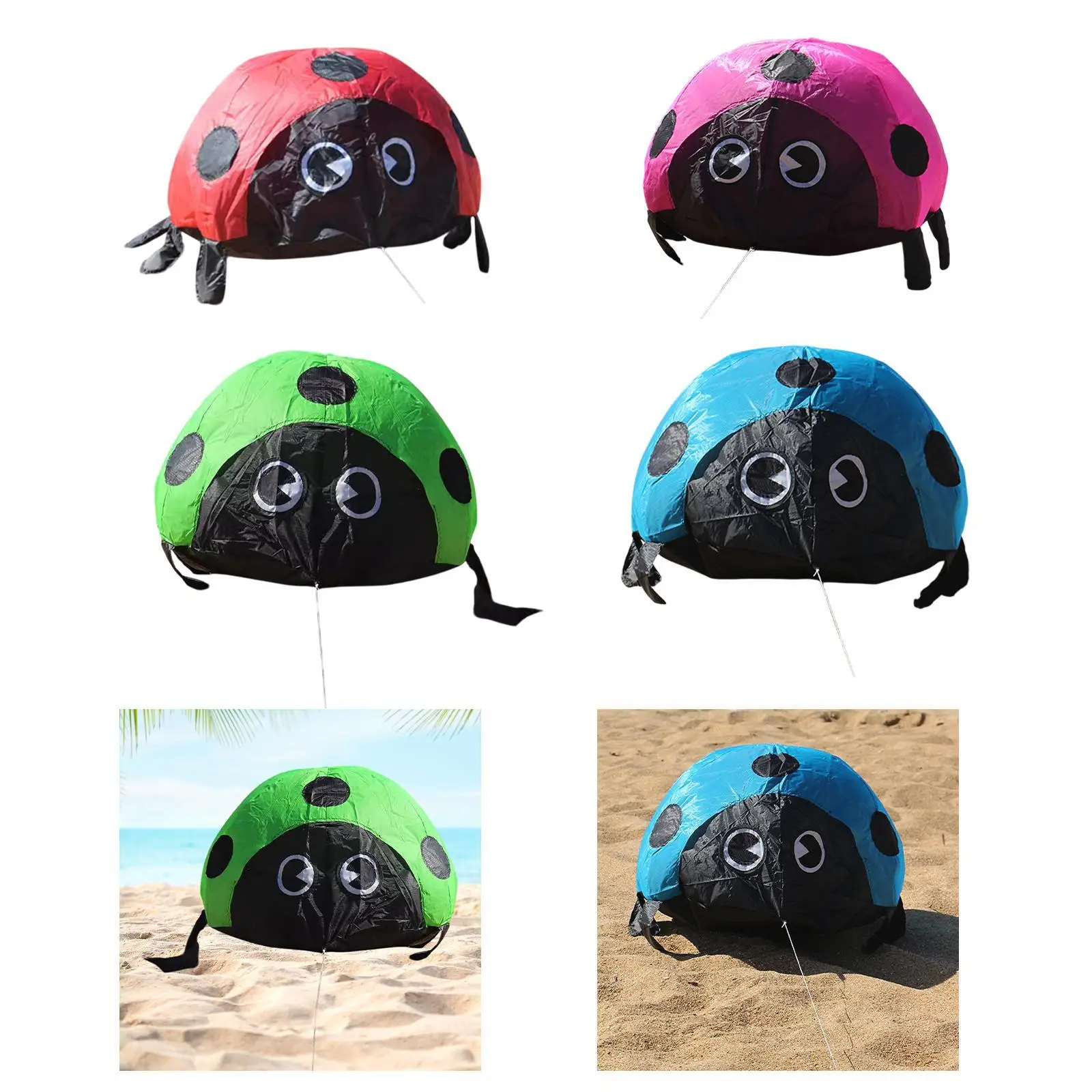 

Wind Inflatable Ladybug Decor No Flying 60 cm Themed Tropical Birthday Summer Party Decor Outdoor Fun Toy Ladybug Hanging Decor