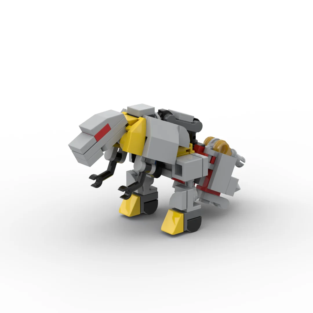 Miniature DIY Assembleable Exoskeleton Robot Toy from China Educational Building Blocks Model Intelligent Transforming Machine