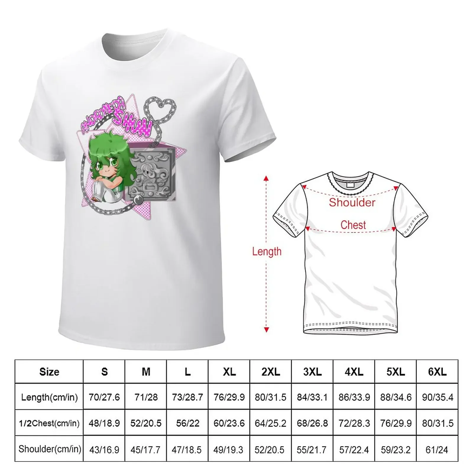 Andromeda Shun T-Shirt summer tops animal prinfor boys sports fans t shirts for men graphic