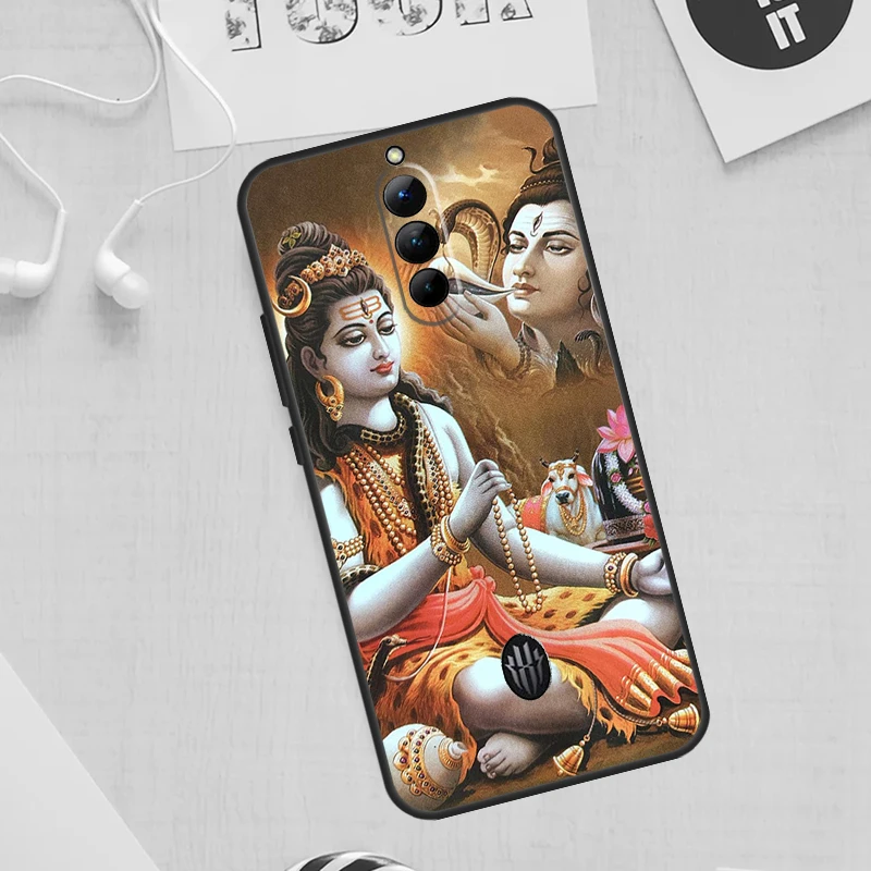 God Diety Hindu Ganesha Shiva Cover For Nubia Red Magic 8S 8 Pro Plus 7 7S 6 6S 6R 5S 5G Case For Red Magic 9 Pro Plus