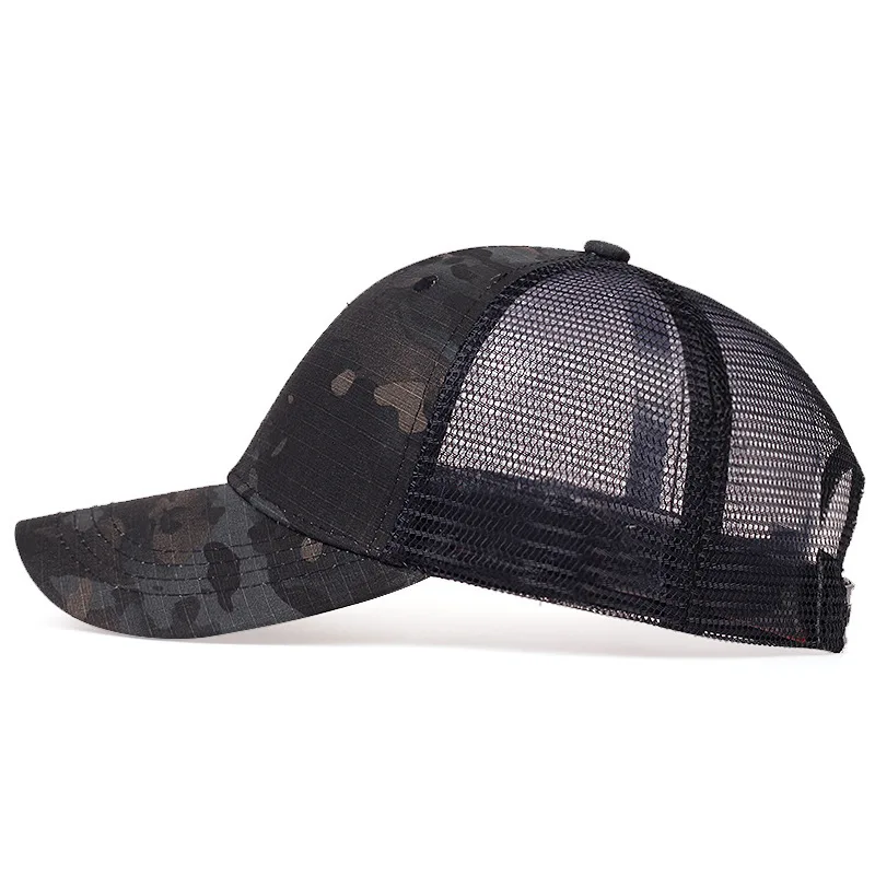 Baseball Cap Street Hipster Summer Camo Truck Net Hat Shade Hip Hop Hat Summer Camo Shade Outdoor