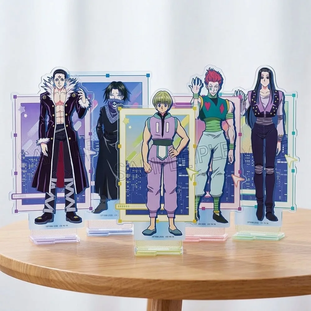 Anime Hunter x Hunter 15cm Acrylic Stand Figure Keychain Phantom Troupe Chrollo Hisoka Desk Decor Fans Gift
