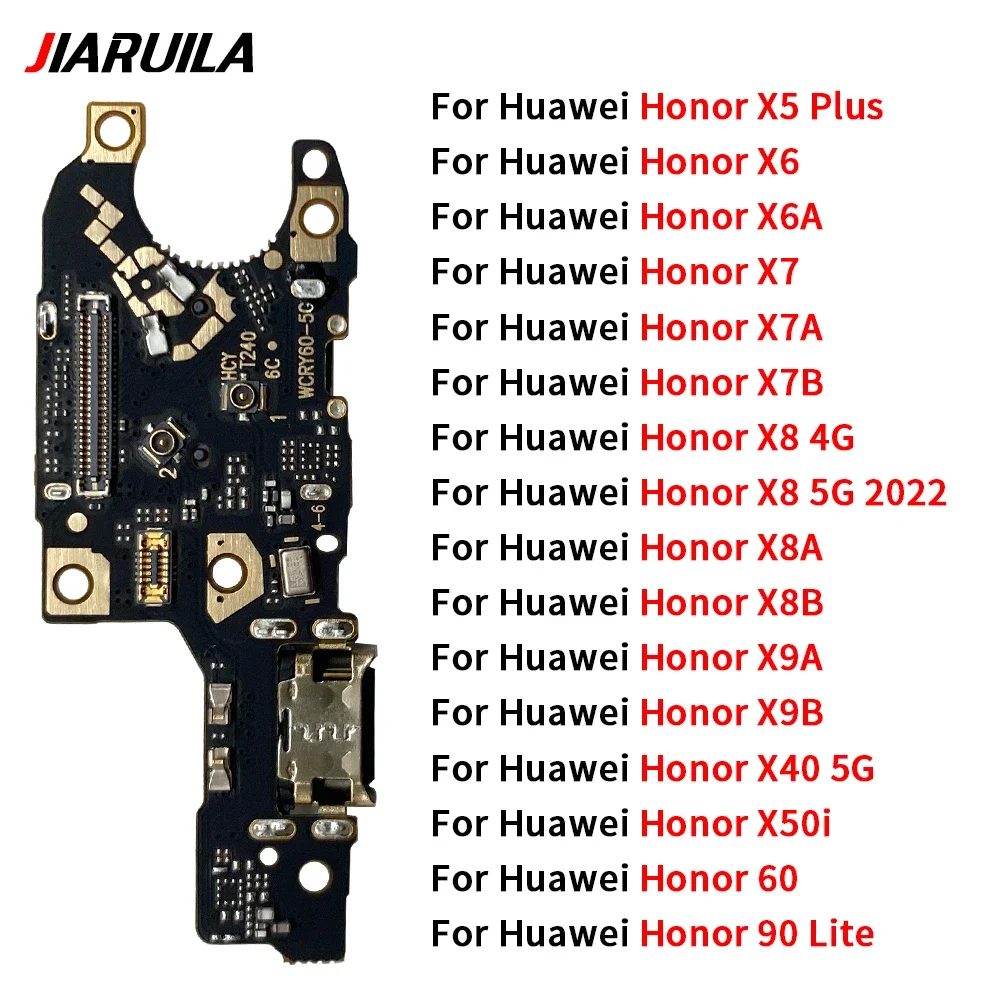 

1Pcs USB Charger Charging Dock Port With IC For Huawei Honor 60 X5 Plus X6 X6A X7 X7A Play X7B X8 4G 5G 2022 X8A X8B X9A X9B