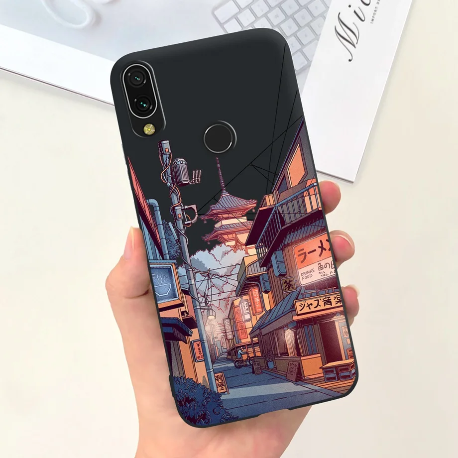 حافظة لهاتف هواوي y6 2019 y6 prime y6s 2019 مقاومة للصدمات ، حافظة حلوى من السيليكون السائل