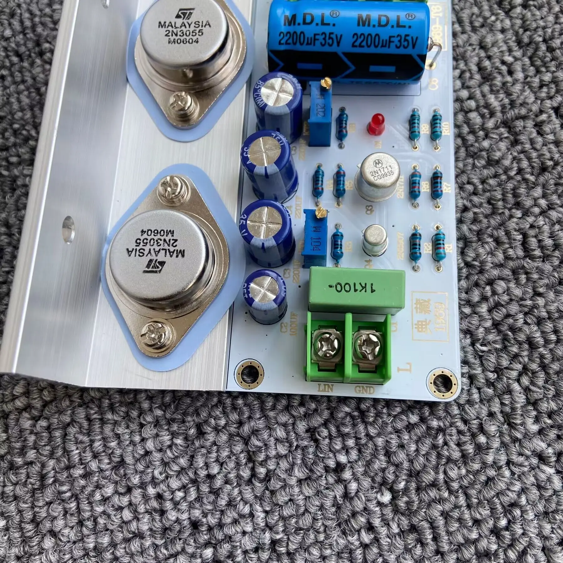 GHXAMP Hifi JLH 1969 Verstärker Audio Klasse-A-Verstärkerplatine Stereo für 3-8 Zoll Breitbandlautsprecher 2N3055 Fertig montiert 2 Stück – Detail 9
