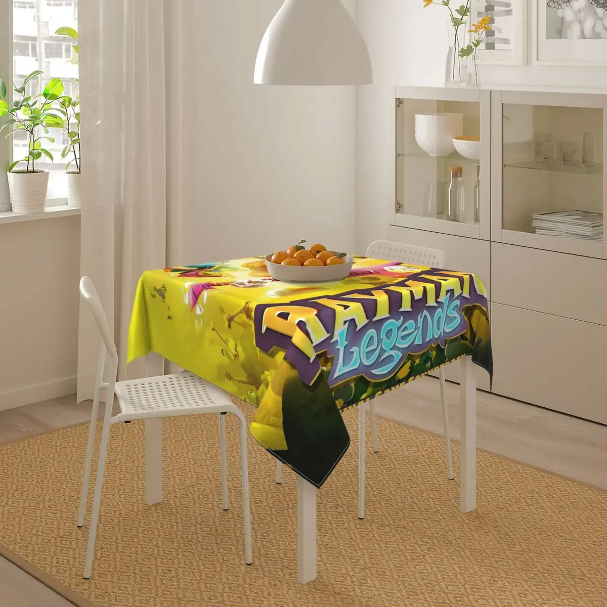 ألعاب كرتونية Rayman Legends مفرش طاولة مربع مقاوم للماء مفرش طاولة مقاوم للزيت لأحداث المطبخ غطاء طاولة الطعام