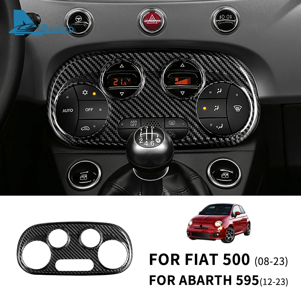 Real Hard Carbon Fiber For Abarth 595 2012-2016 2017 2018 2019 2020 2021 2022 2023 Abarth 695 2017-2023 Fiat 500 2008-2023 AC