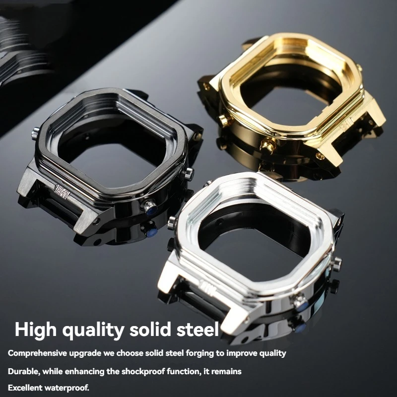 Gw b5600 อุปกรณ์เสริมสําหรับนาฬิกา Casio GW-B5600 ภายในกรณีเหล็กนาฬิกาการปรับเปลี่ยนอัพเกรดสายหู Break อะไหล่ซ่อม