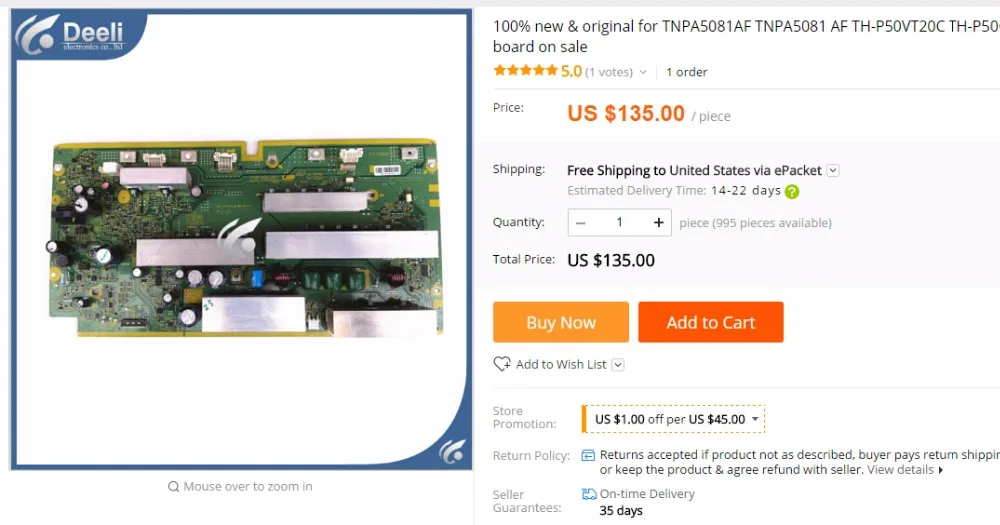 ل TNPA5081AF TNPA5081 AF TNPA5081 AG TNPA5081AH TH-P50VT20C TH-P50G20C مجلس للبيع