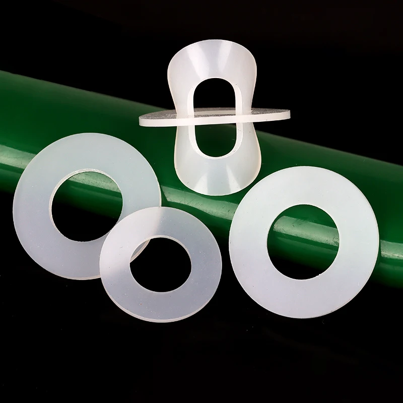 

Silicone O Ring Seal Washer Soft Silicone Flat Gasket Waterproof 10x32mmx2mm