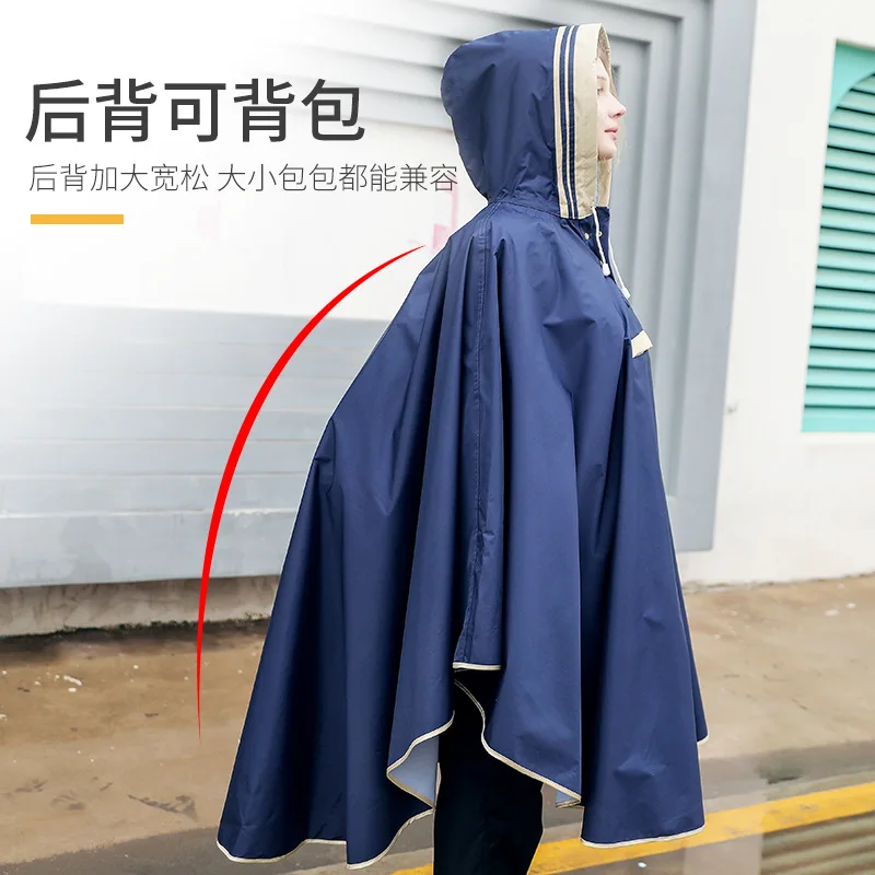 Adult Children Raincoat Kids Waterproof Parent-child Rain Coat Cover Riding Poncho Hooded Family Camping Travel Rainwear