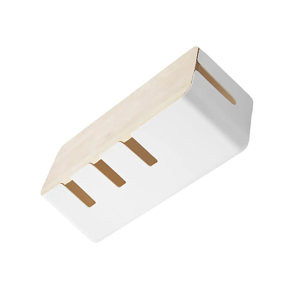 

1Pcs Socket Organizer Box Cable Storage Box for Power Strips Adapters Splitters Charging Devices Neat Wire Management Compact