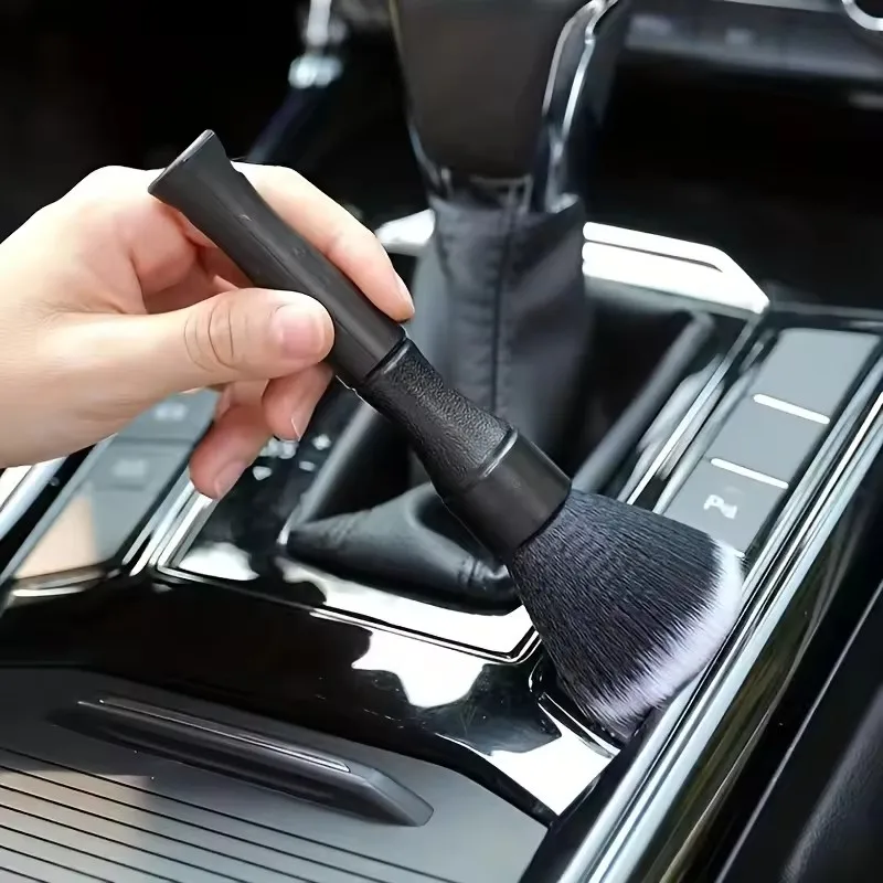 1Pcs Soft Bristle Car Interior Detailing Brush 16/24CM Auto Dashboard Dust Cleaning Tool for Car Motorcycle Interior Care