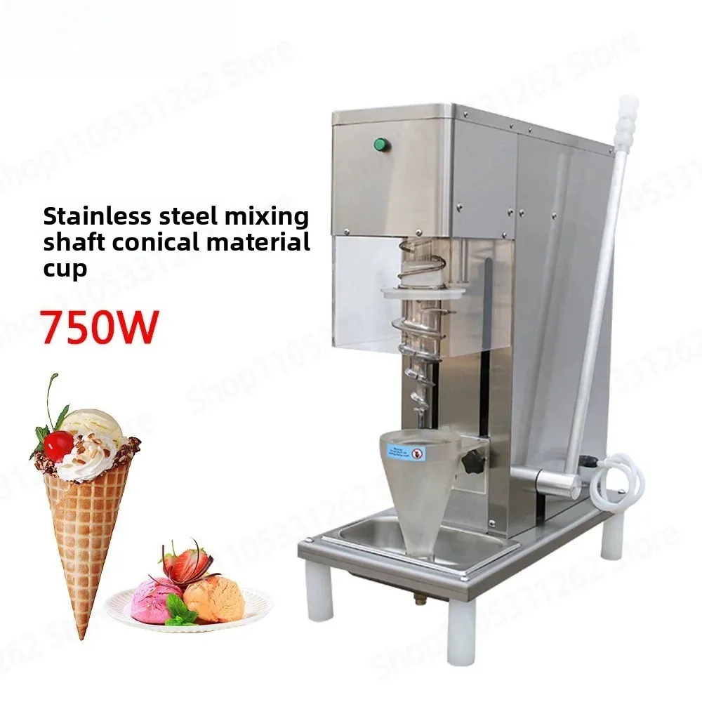 Commercial Frozen Yogurt Ice Cream Blender Mixer Machine Stainless Steel Countertop for Fruit Milkshake Smoothie