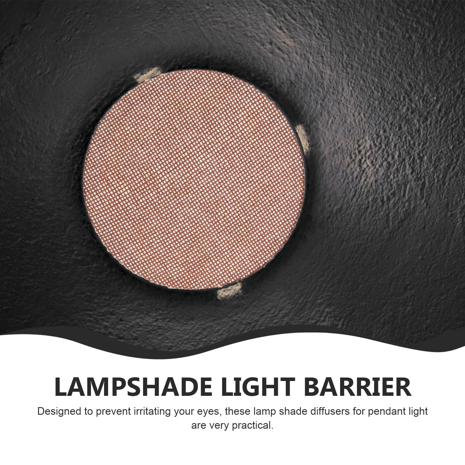 

2pcs Eye Protection Fabric Lampshade Diffuser Chandelier Light Barrier Pendant Spotlight Shading Plate Accessories Home Decor