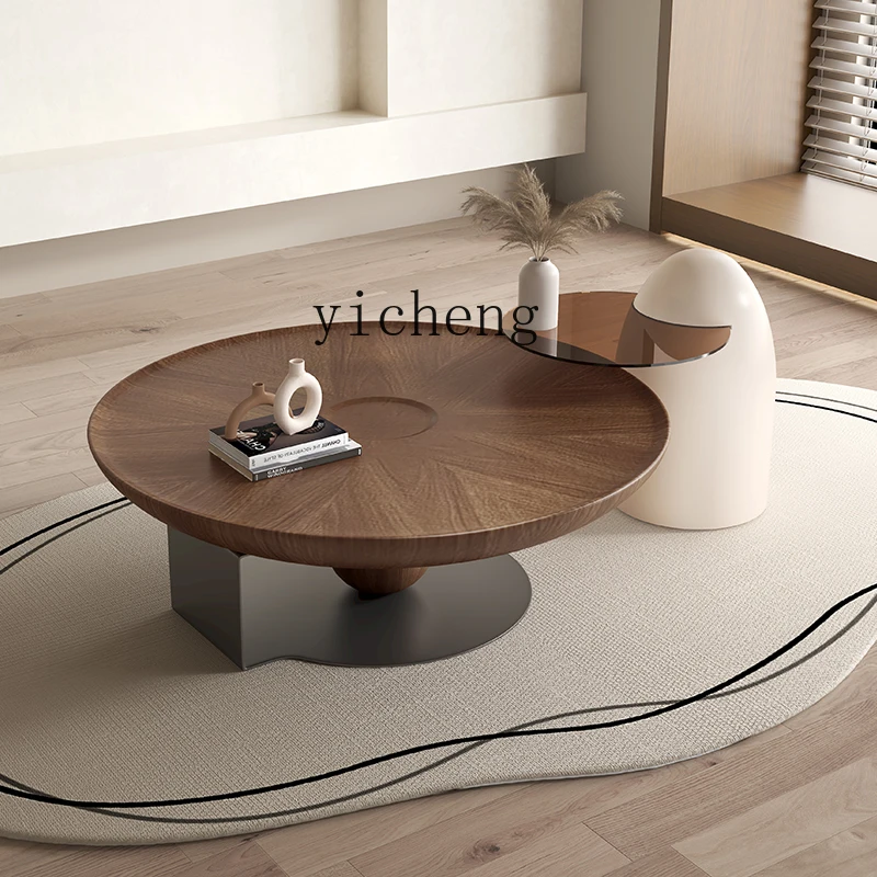 XL Minimalist Living Room Coffee Table round Combination Advanced Light Luxury Modern New