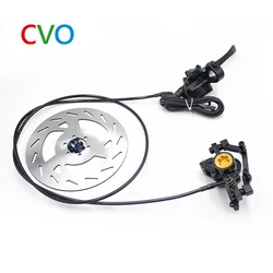 Electric bicycle hydraulic disc brake set mountain bike brake upgrade modified snowmobile rear left brake oil brake 185 discs