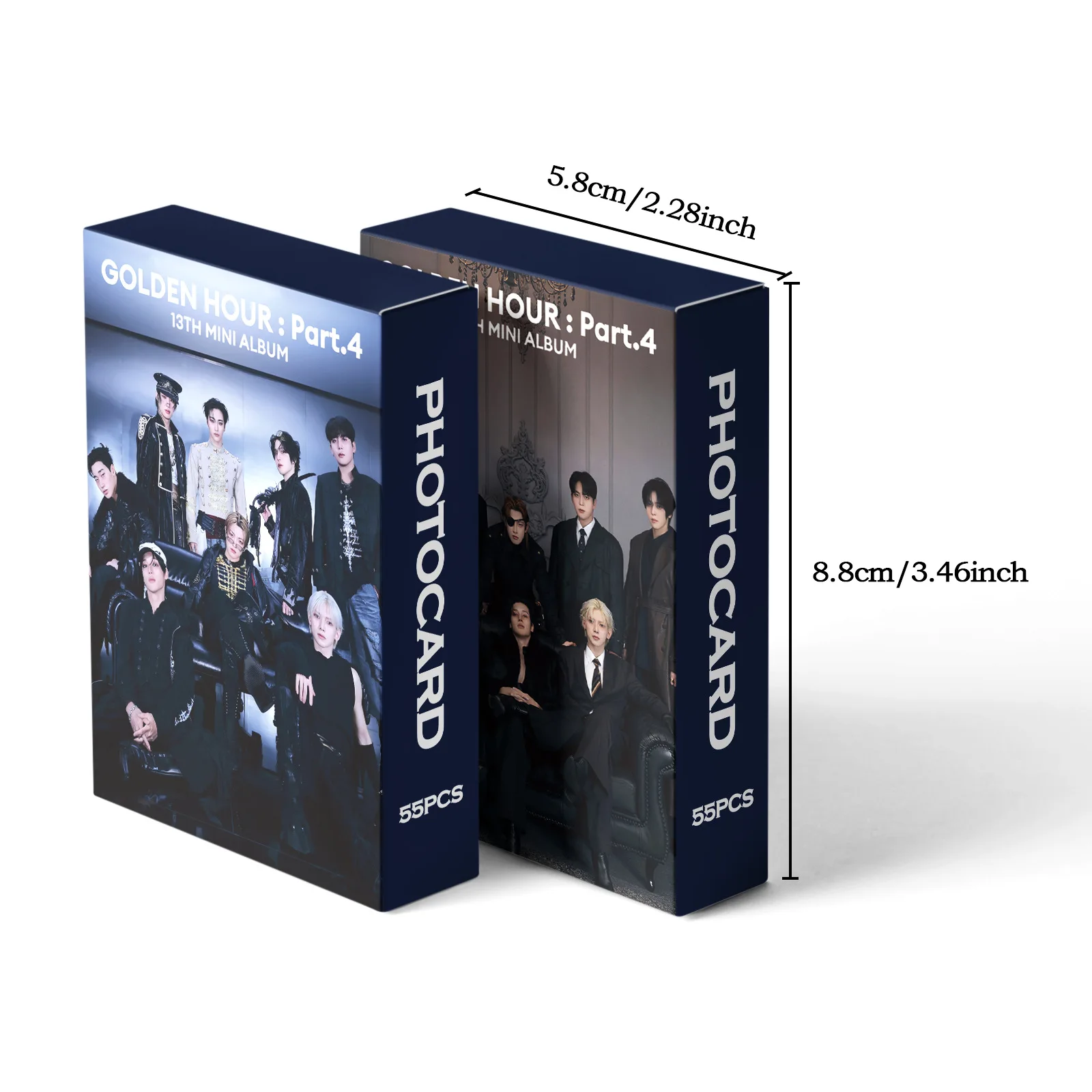 

Набор из 55 HD-фотокарточек ATEEZ (Хонджун, Сонхва, Юнхо, Йеосанг, Сан, Минги) для фанатов: коллекционные подарки