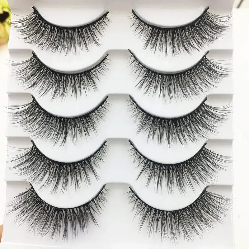 New 5 pairs of soft and thick  - Eyelash Extension Doll Eye recension och pris