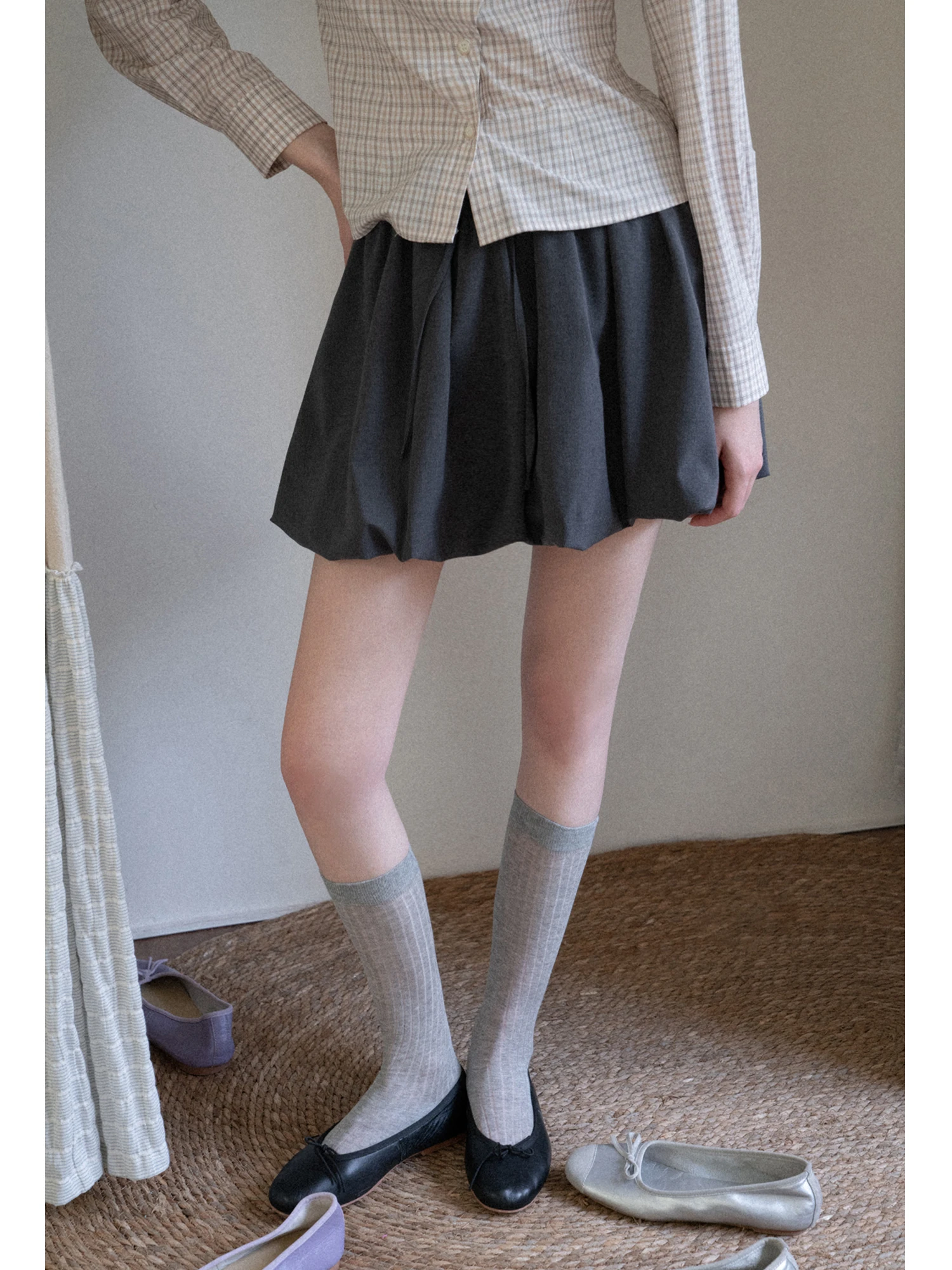 

High Waist Floral Pleated A-Line Skirt Women's Early Autumn Casual Sle Slimming Cute Loose Fit Casual Skirt