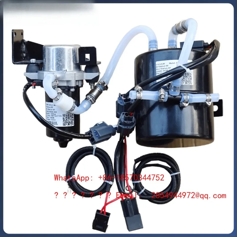 Electric Brake Vacuum Pump Kit with Pressure Sensor for Insufficient Engine Vacuum Hard Brake Upgrade