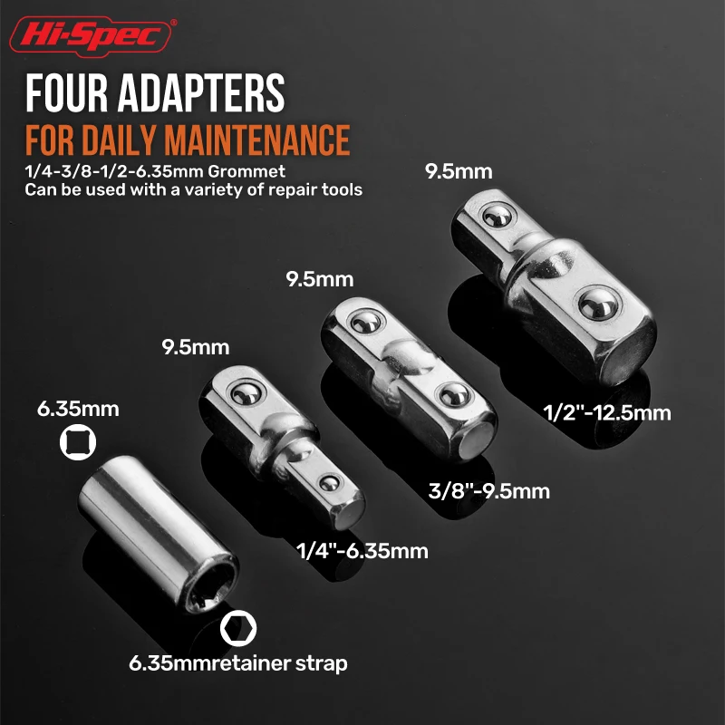 Imagem -05 - Hi-spec-chave de Extensão de Torque de Catraca Multifuncional Ferramentas de Oficina Mecânica Chave Automóvel Ferramentas Dinâmicas Mistas