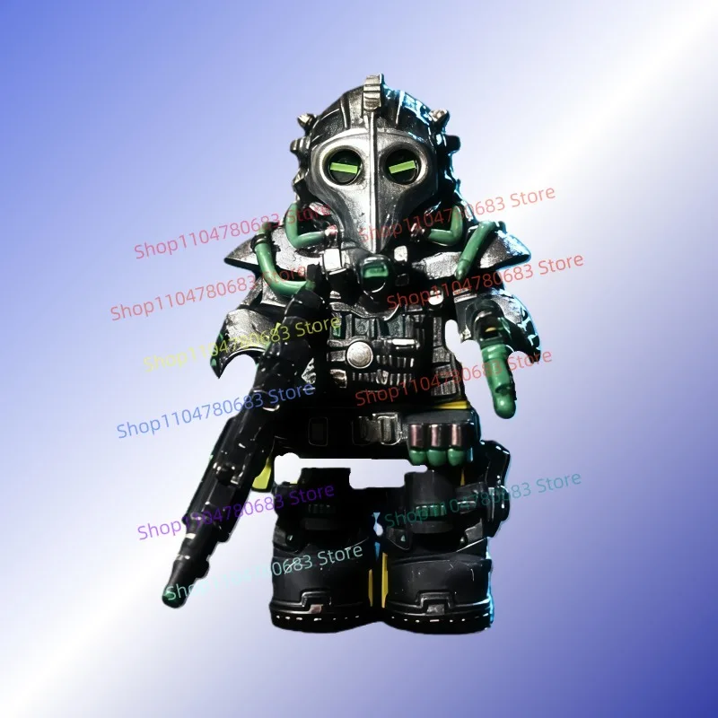 

MOC Building Blocks Anti-Virus Soldier Mini Figure Assembly Model Display Anime Game Character Toy Decoration Gift Collectible