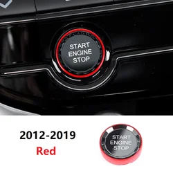 New Arrival Car Engine Start Stop Crystal Button Replcment Cover For Jaguar F-PACE XEL XFL XE XF 2012-2021 Auto Styling