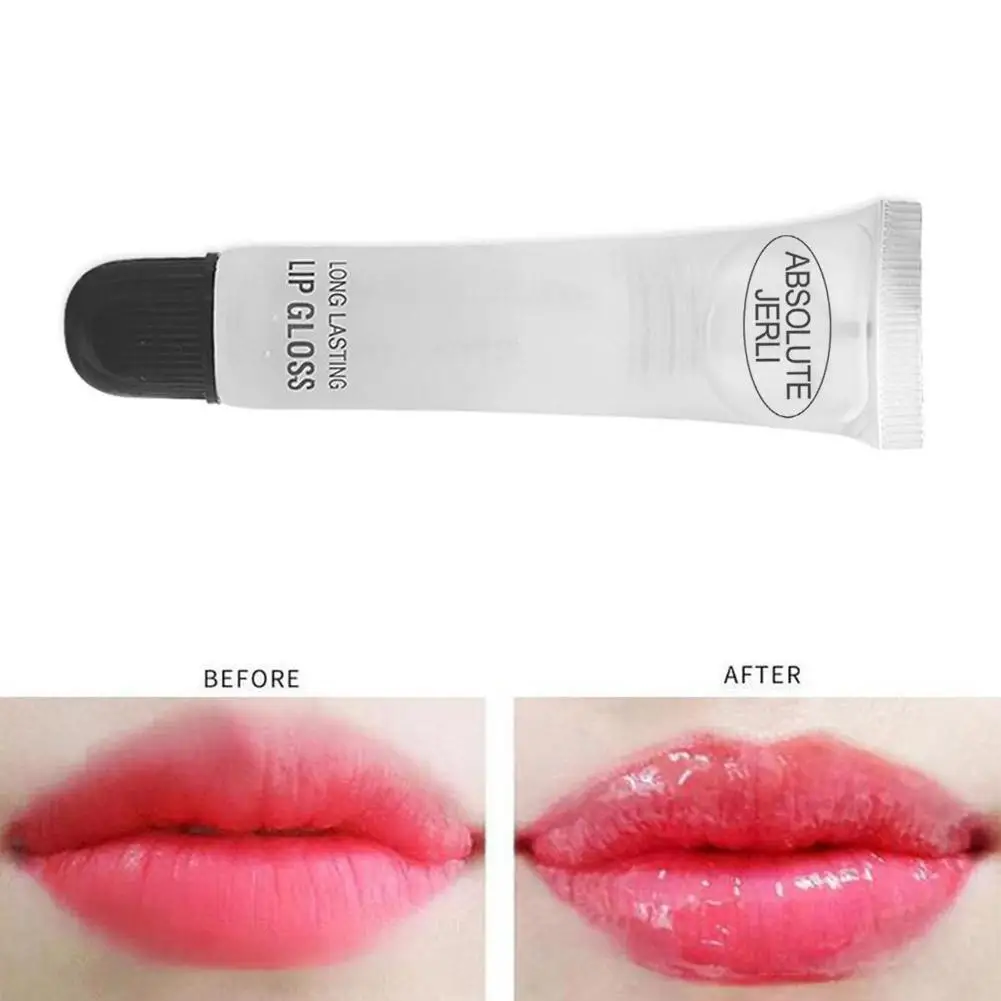 Transparent hose colorless lip oil lip moisturizing gloss fade lip lines lip gloss anti dry cracking 18ML Lip Care Oil