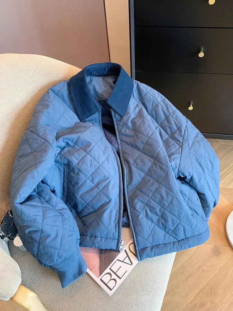 

Мужская модная хлопковая куртка с воротником с бриллиантами в стиле ретро, теплая верхняя одежда, осенне-зимнее маленькое модное пальто