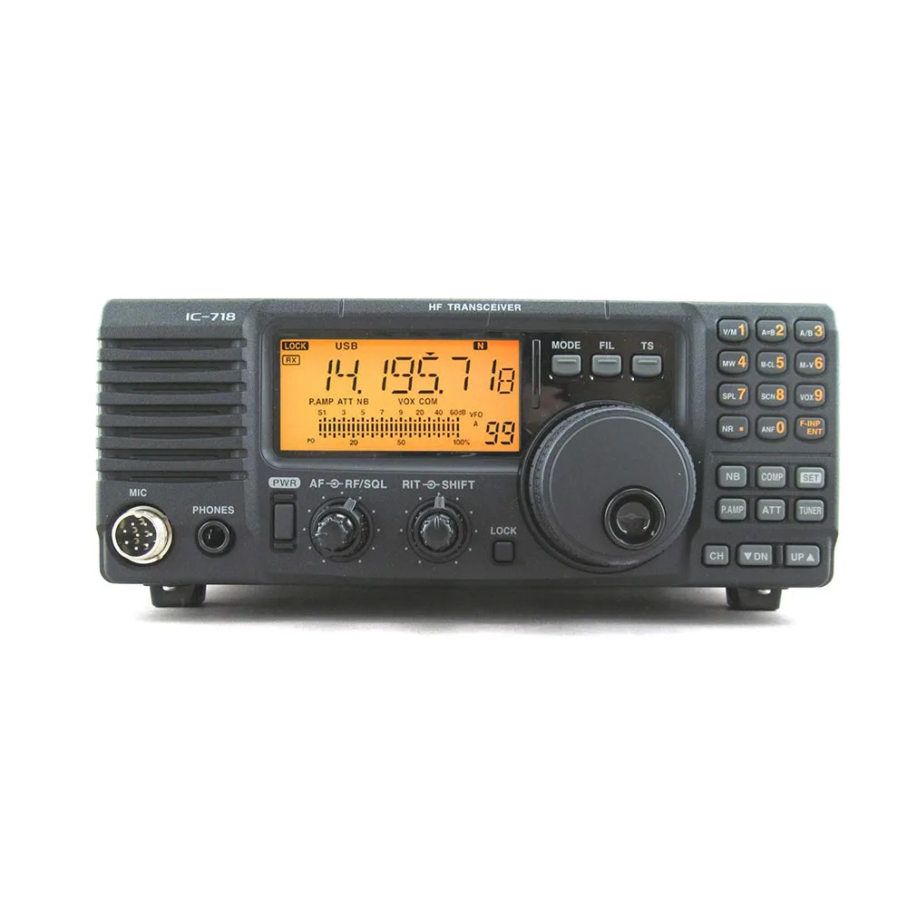 IC718 IC-718 HF full band transceiver HF fixed station 100W walkie walkie mobile adio repeater