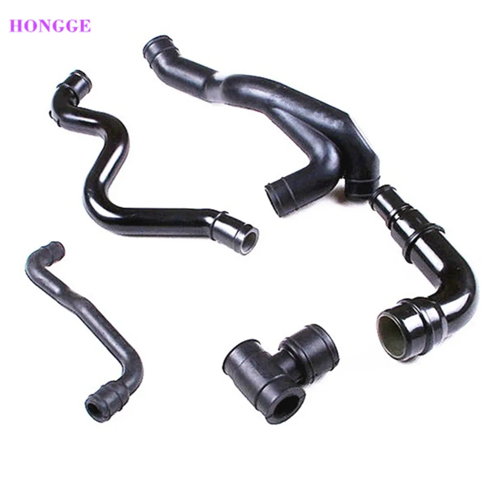 Qty 5 Crankcase Ventilation Pipes Exhaust Hose Kit for VW Golf MK4 Bora 1.8T 06A 103 213F 06A 103 221 AH 06A103213AF 06A 103 247