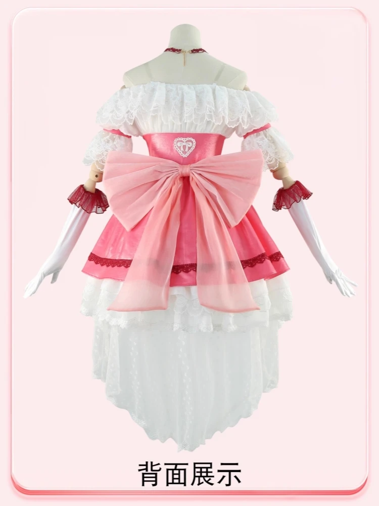 Auf Lager Anime Puella Magi Madoka Magica Kaname Madoka Cosplay Kostüm Frauen Schöne Lolita Kleid Rolle Spielen Kleidung Party Anzug