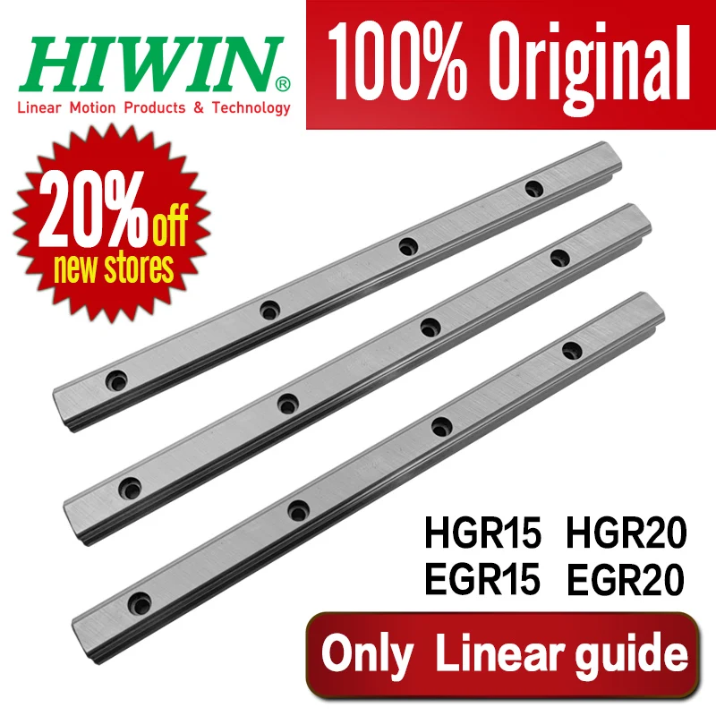 Genuine HIWIN Brand Linear Guides HGH15CA HGH20CA HGH25CA linear carriage EGH15CA EGH20CA EGH15SA EGH20SA EGHW20SA