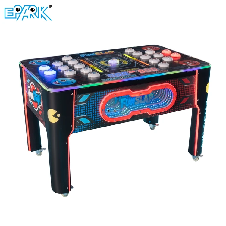 New Arrivals Arcade Game Coin Pusher Fun Slap Naughty Bean Hit Hammer Game Machine Kits Coin Operated Ticket Game-