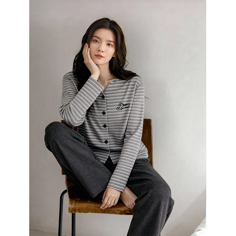 

Pajama Sets Button Up Women Cotton Polkadot Loungewear Adorable Girl Soft Breathable Cool Moisture Wicking Casual Spring Summer