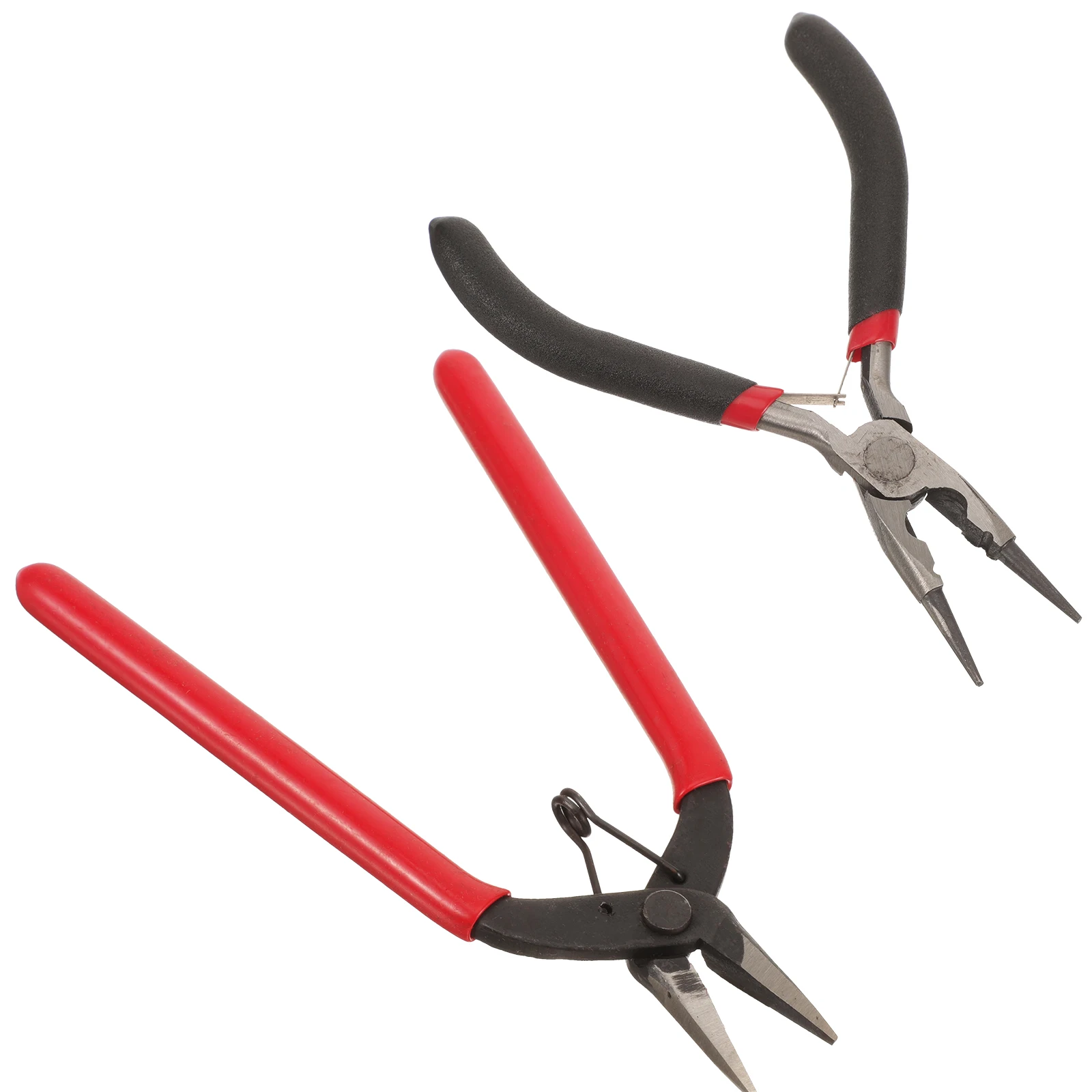 

2 Pcs Nose Flat Nose Pliers Wire Jewelry Making Tool DIY Hand Jewelry Repair Plier Tool Carbon Steel Comfortable Grip