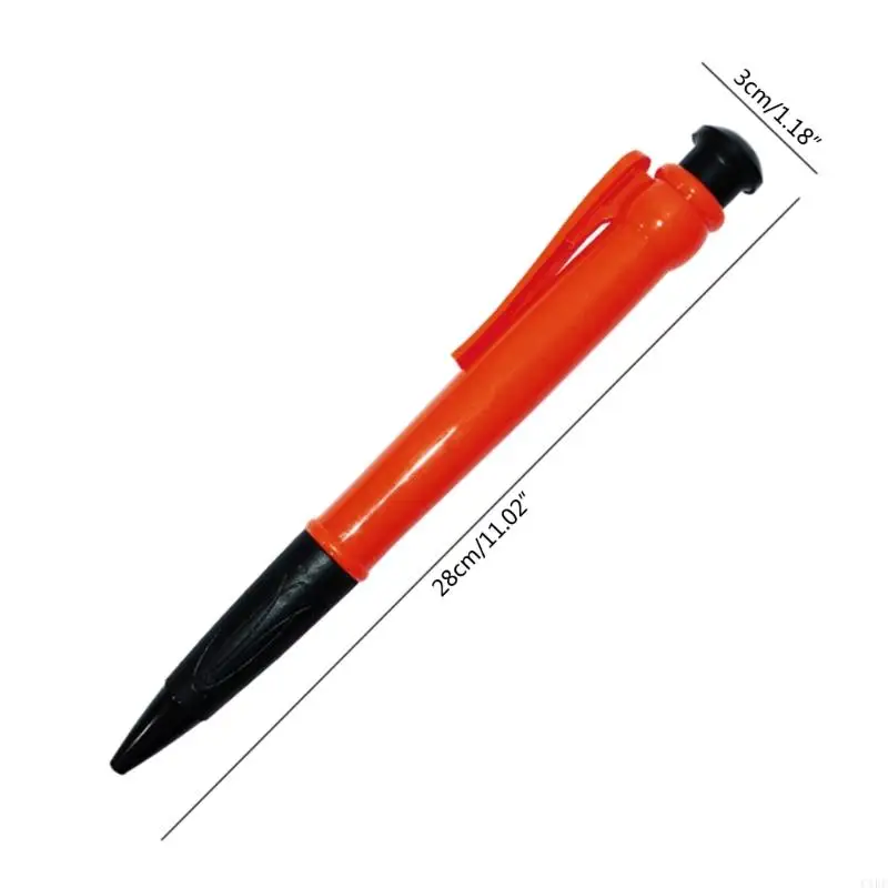 C1FE Jumbo-Pen Novelty-Big Pencil Retractable Ballpoint Pen for Home Decor/Props/Gift