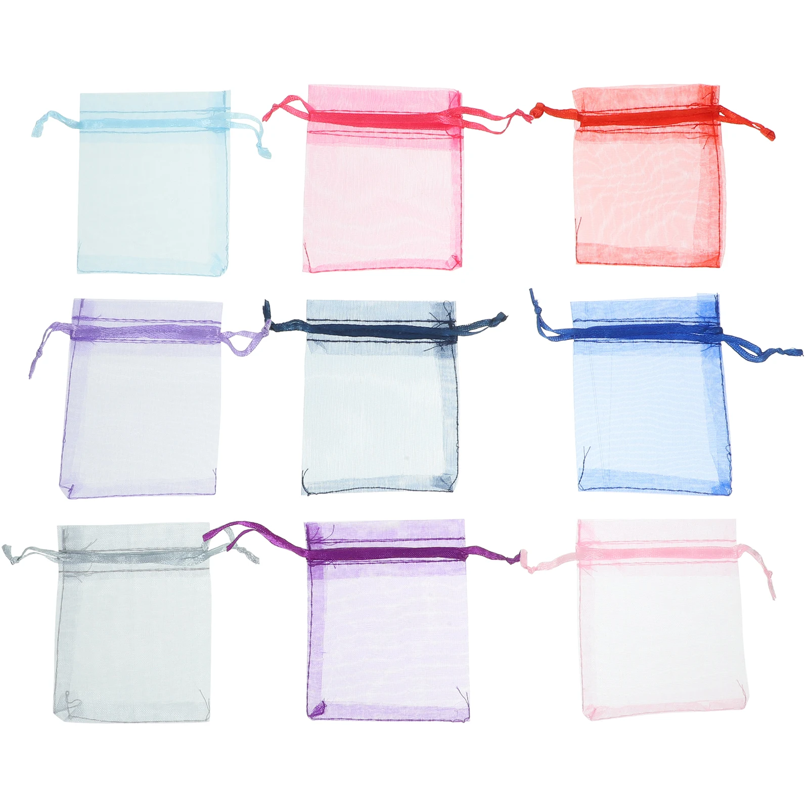 

100 Pcs Mini Mesh Gift Bags 2 7x3 5 Inches Drawstring Jewelry Pouches Bulk Organza Wedding Party Favors Candy Bags Reusable