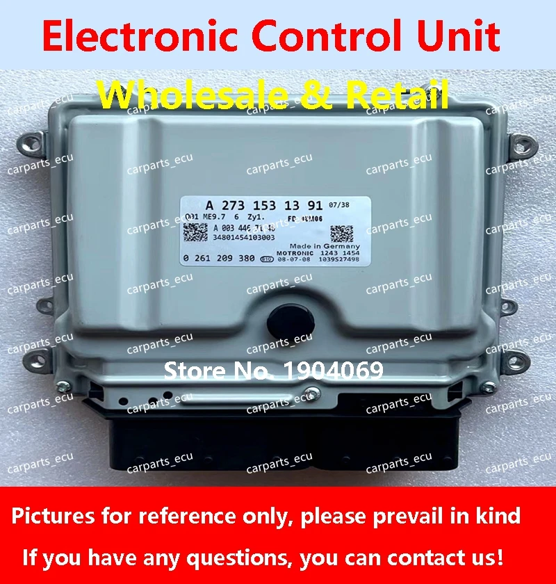 

A2731535579/A2731535070/A2731532579 Компьютерная плата двигателя автомобиля Benz/ECU/ME9.7 A273 A2731531391/A2739000700/A2739000300