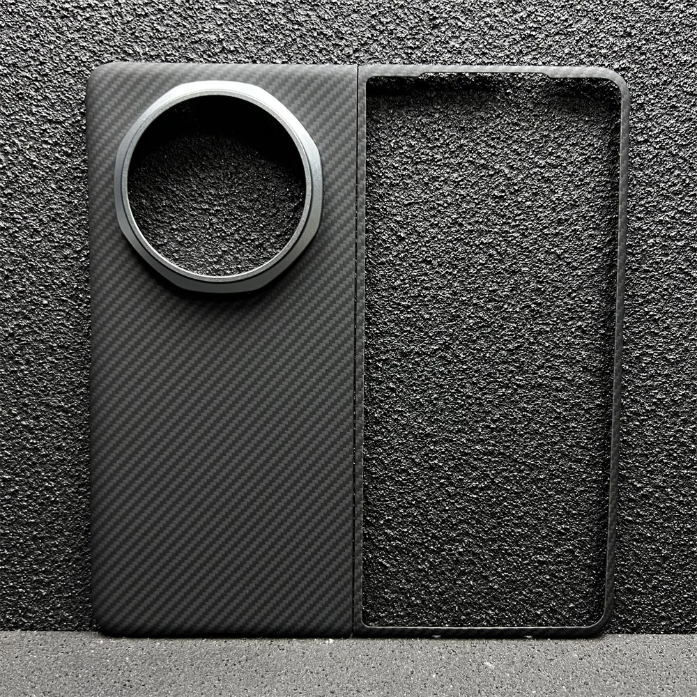 

Подходит для чехла для мобильного телефона Honor Magic V5, тонкий защитный чехол из кевларового арамидного волокна Magic V5 из углеродного волокна, полное покрытие с центральным валом