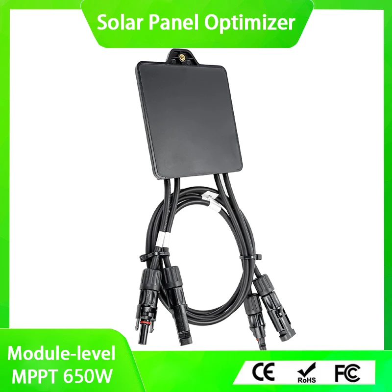 650/800/1600W PV Power Optimizer MPPT 12V-75V Input Ip68 Real-time Solar Panel Monitoring Voltage-Limiting Anti-Hotspot