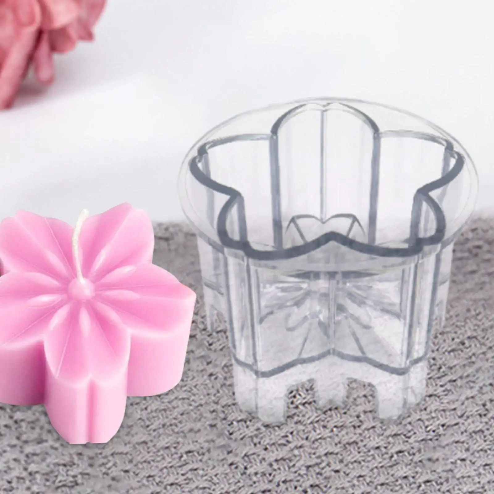 قالب صنع الشموع لتزيين المنزل، قالب صنع الصابون، مصنوعات يدوية سهلة التشكيل لحفلات عيد الميلاد والذكرى السنوية