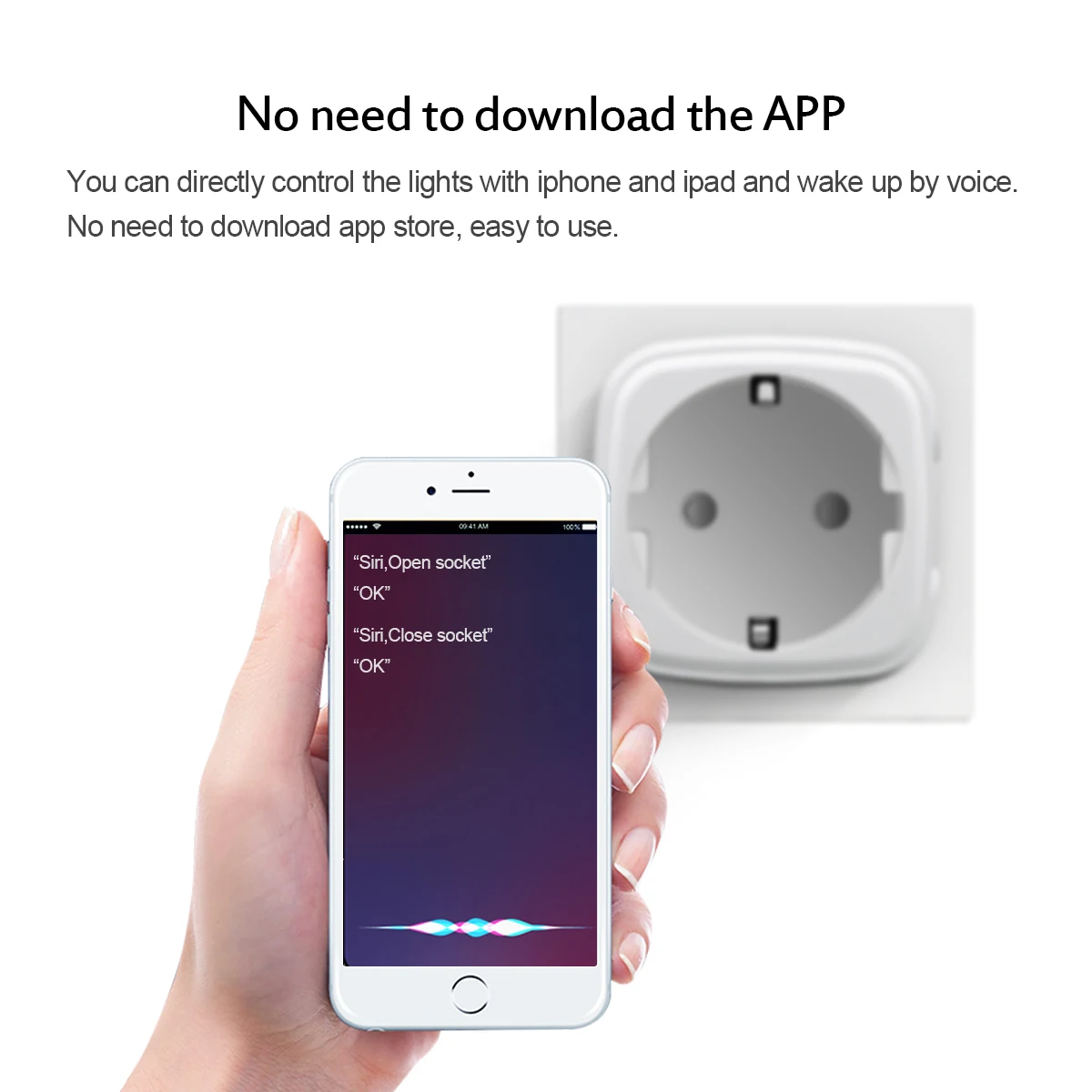 Homekit EU Plug Smart WIFI Socket 16A Adapter LED Bulb Light Power Switch Outlet With Power Monitor APP Siri Voice Control