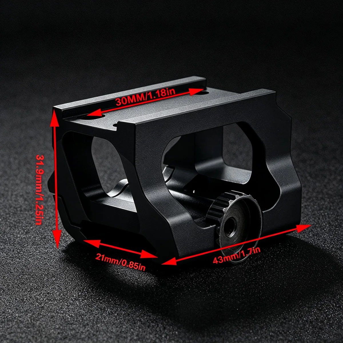 Nouveau support de montage rapide UNITY 2,26" pour lunette de visée à point rouge T002 T001, support universel 1,54" 1,93" YR271 588, support optique en aluminium