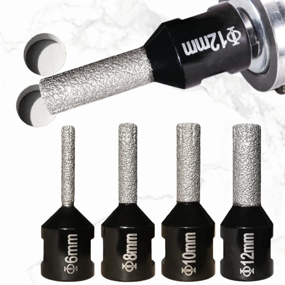 6/8/10/12mm Multi Purpose Ing and Grinding Bit Dry Porcelain Tile Marble Core Bit Granite Hole Saw M14 Thread Drilling Crowns