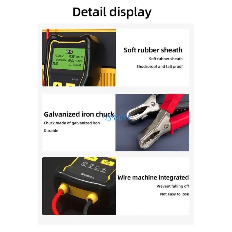 

E15A Efficient Battery Load Tester Battery Diagnostic for Charging & Starting Tests